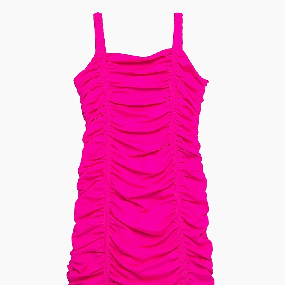 ISO Katie J NYC ruched tween dress Scarlett size medium